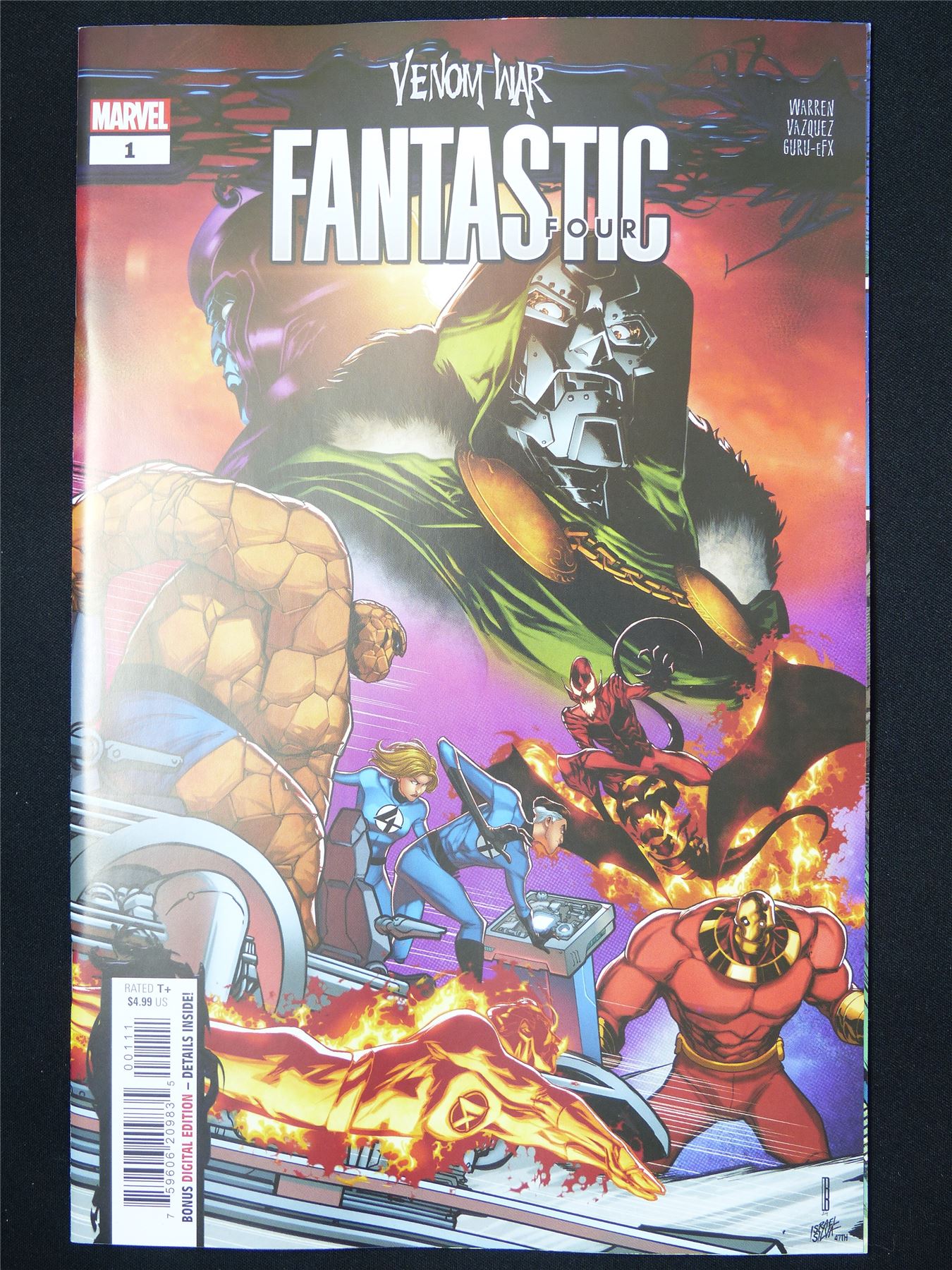 Venom War: FANTASTIC Four #1 - B&B Dec 2024 Marvel Comic #3KM