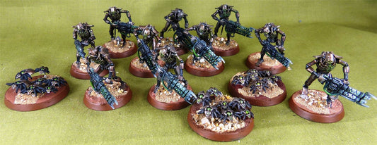 Warriors - Necrons - Painted - Warhammer AoS 40k #3BR