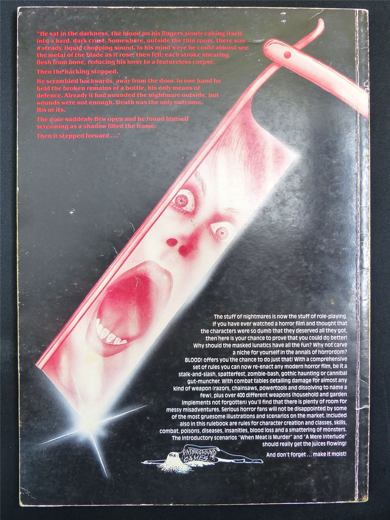 Blood! The Roleplaying Game of Modern Horror - Roleplaying Softback #2MP