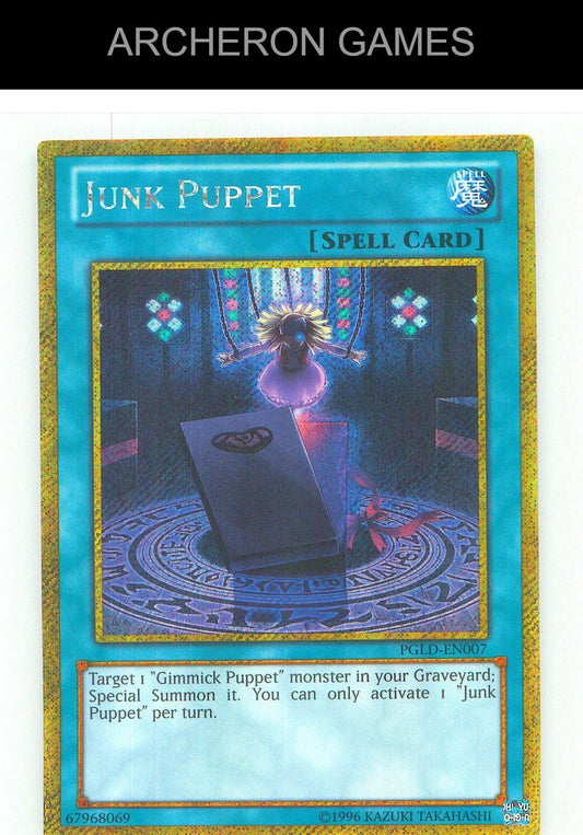 Junk Puppet Gold Secret Rare YUGIOH Card Unlimited