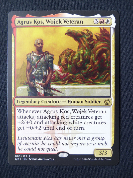 Agrus Kos Wojek Veteran - GK1 - Mtg Card #5HB