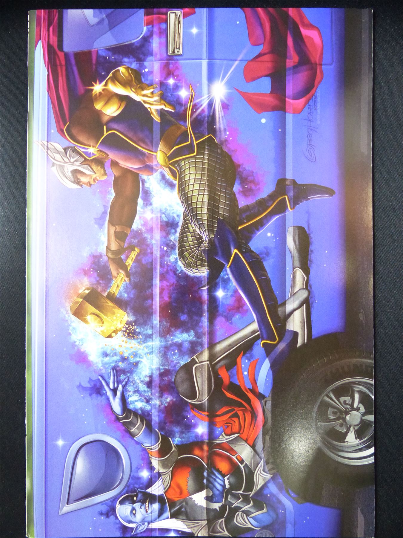 The WAR of the Realms #1 Horn Van Variant 1:10 - Marvel Comic #RI