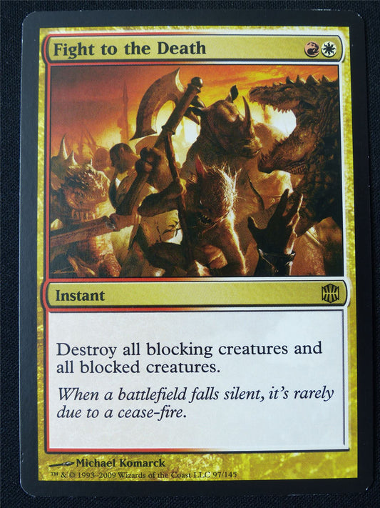 Fight to the Death - ARB - Mtg Card #25Y