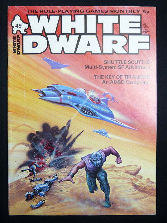 Vintage White Dwarf #49 OOP - Warhammer Magazine #KZ