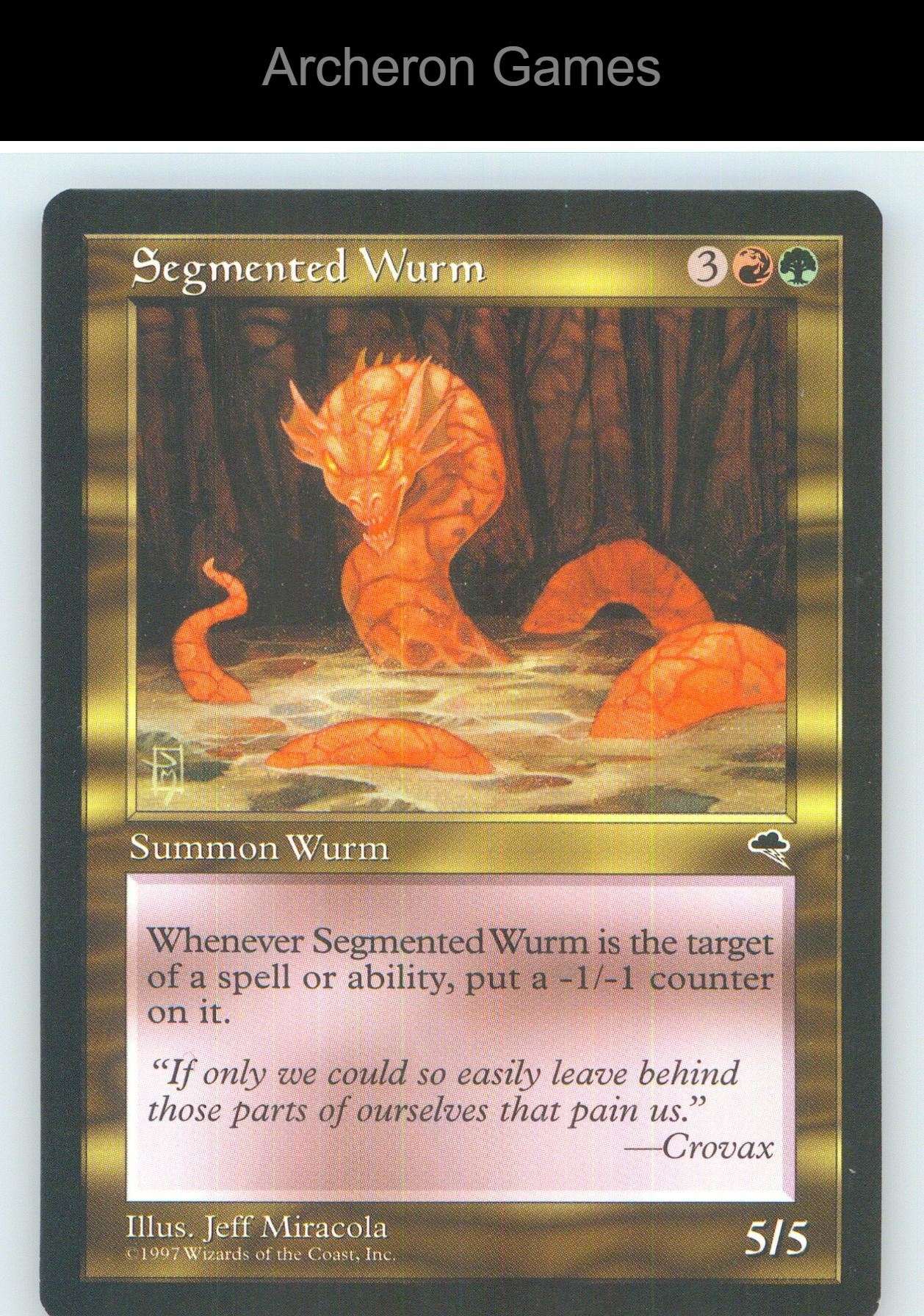 Segmented Wurm TMP 269 UC MTG Card NM/EX+