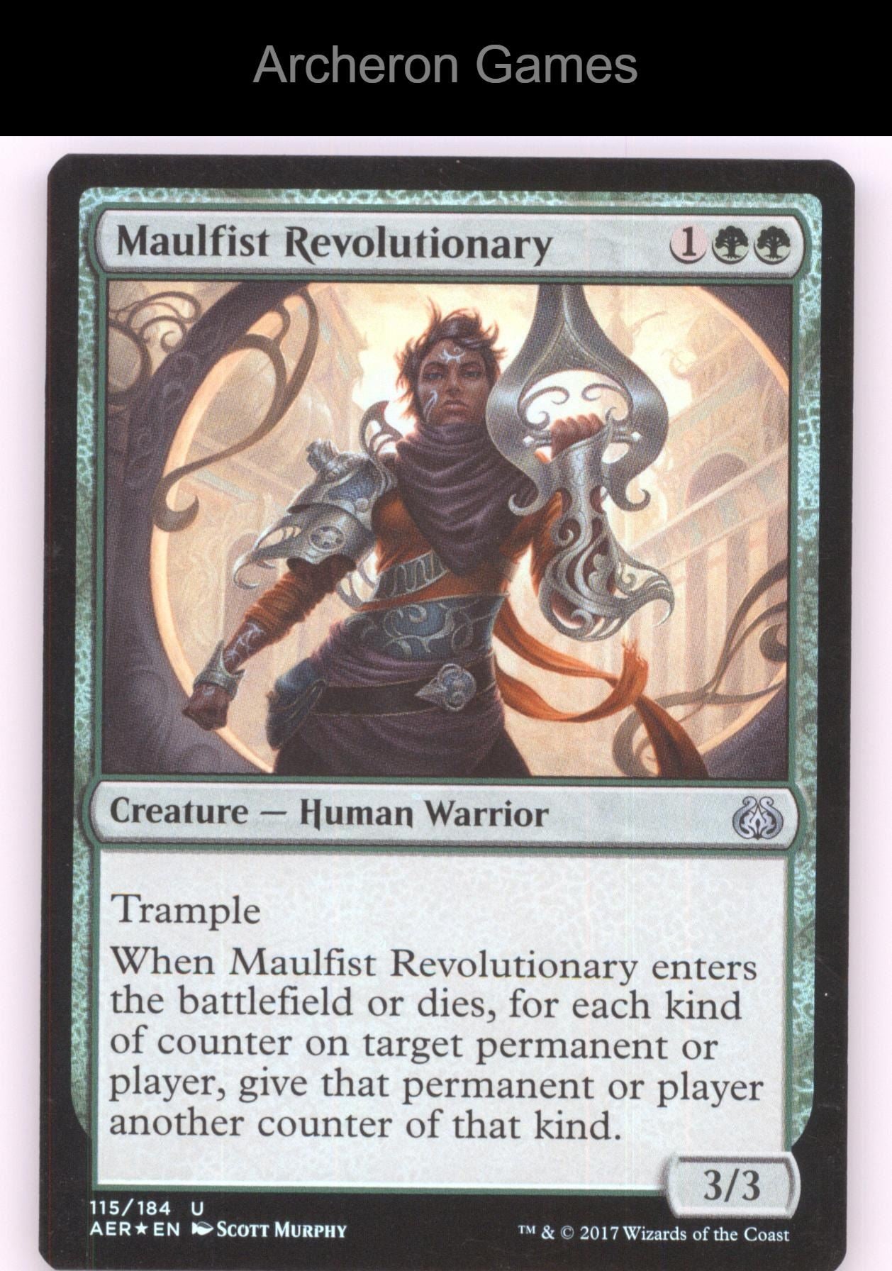 Maulfist Revolutionary 115 UC MTG Card Aether Revolt