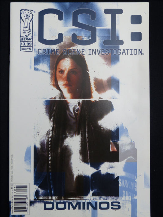 CSI: Crime Scene Investigation: Dominos #5 - IDW Comic #2SE