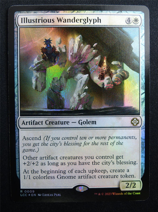 Illustrious Wanderglyph Foil - LCC - Mtg Card #3ES