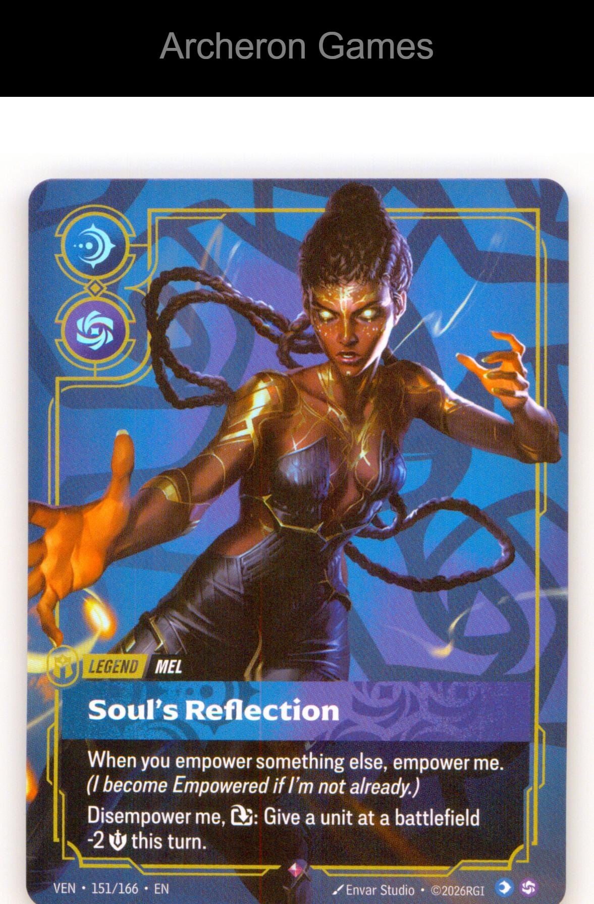 Mel - Soul's Reflection VEN 151/166 R Vendetta Riftbound Card