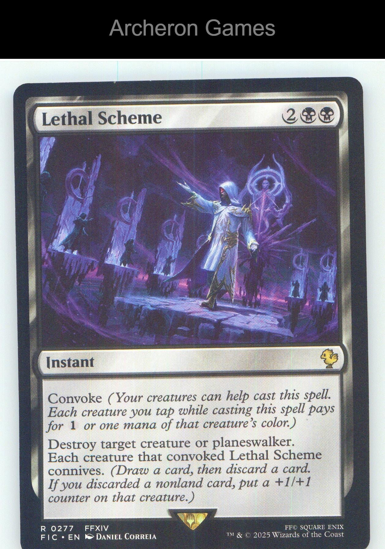 Lethal Scheme FIC 277 R MTG Card NM/EX+