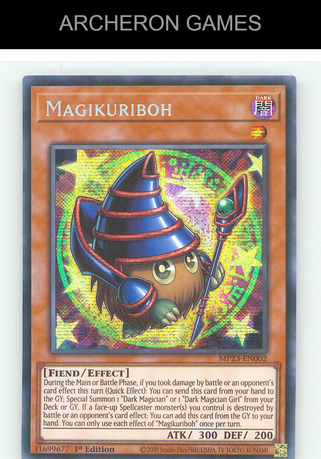 Magikuriboh Prismatic Secret Rare YUGIOH Card 1st Edition