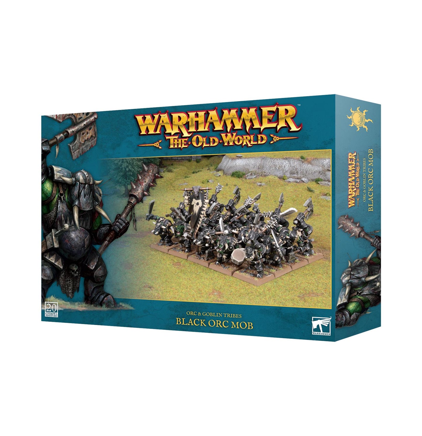 Black Orc Mob - Orc and Goblin Tribes - Warhammer the old World - Available From 04/05/2024