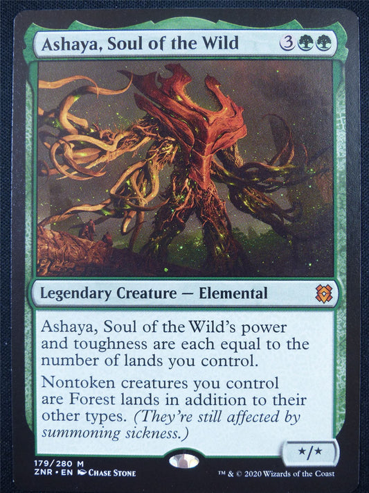 Ashaya Soul of the Wild - ZNR - Mtg Card #ZA