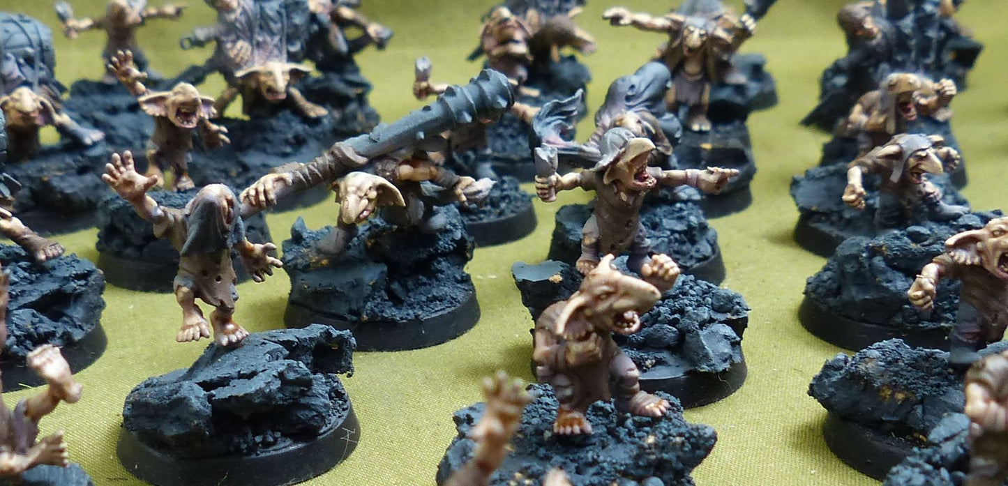 Gnoblars painted set of 38 - Ogor Mawtribes - Warhammer AoS #27G
