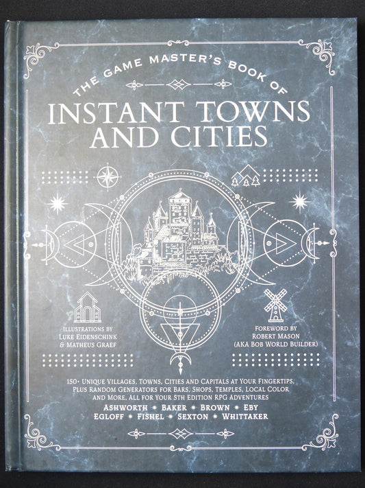 The Game Master's Book of instant Towns and Cities - Roleplay Hardback #3LY