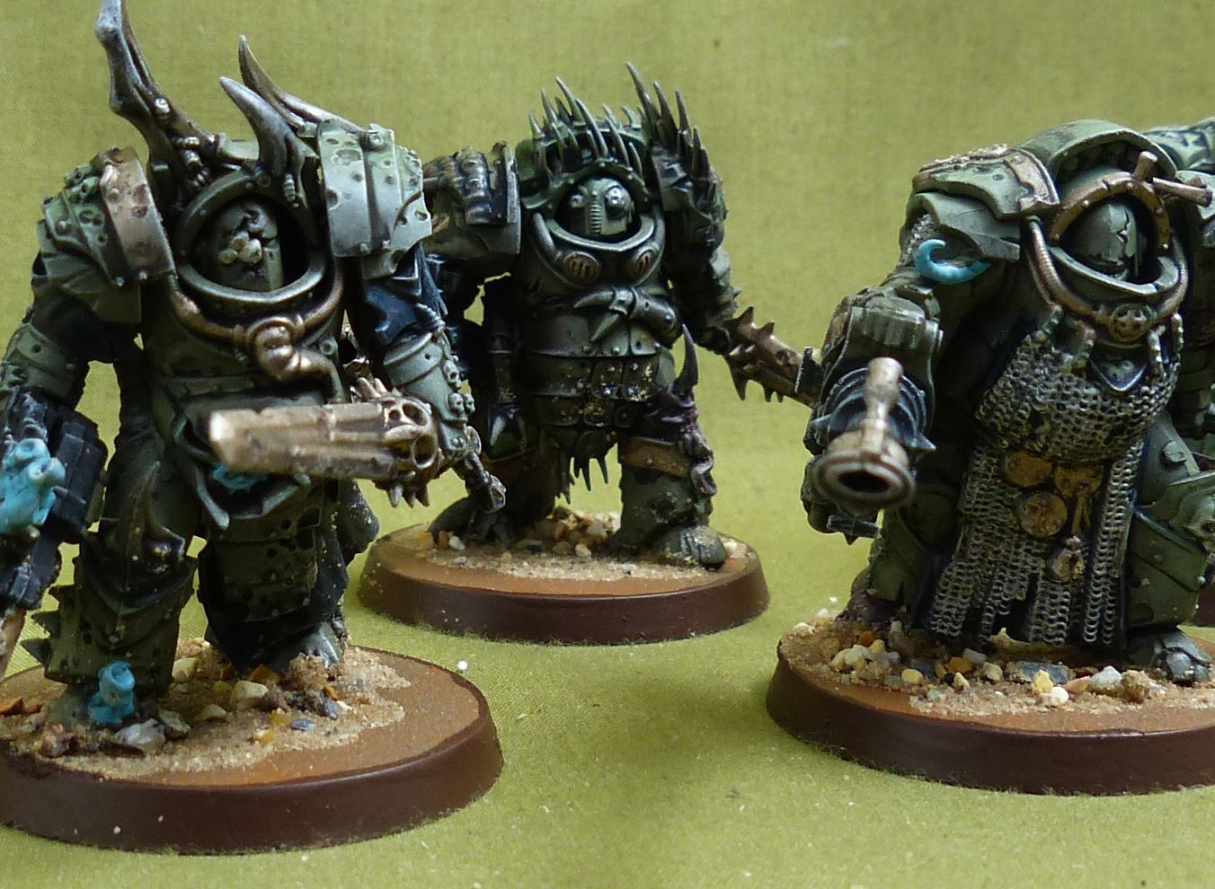 Blightlord Terminators Painted - Death Guard - Warhammer 40K #3VA
