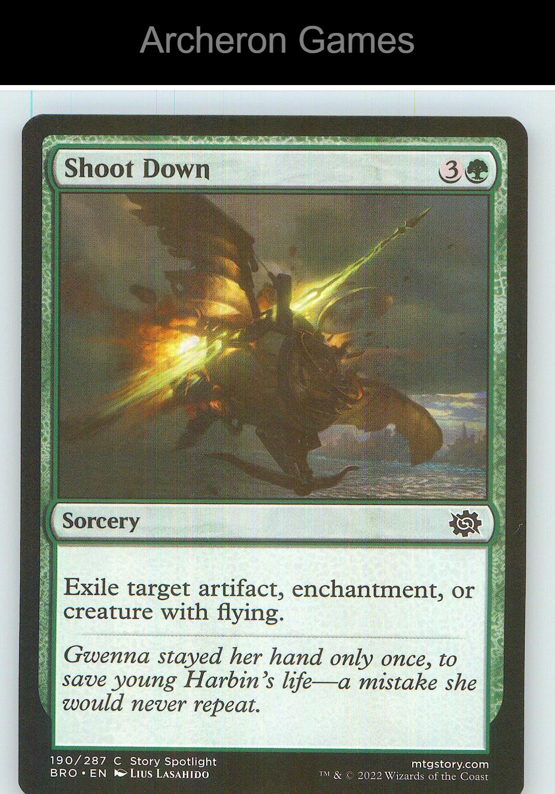 Shoot Down BRO 190 C MTG Card NM/EX+
