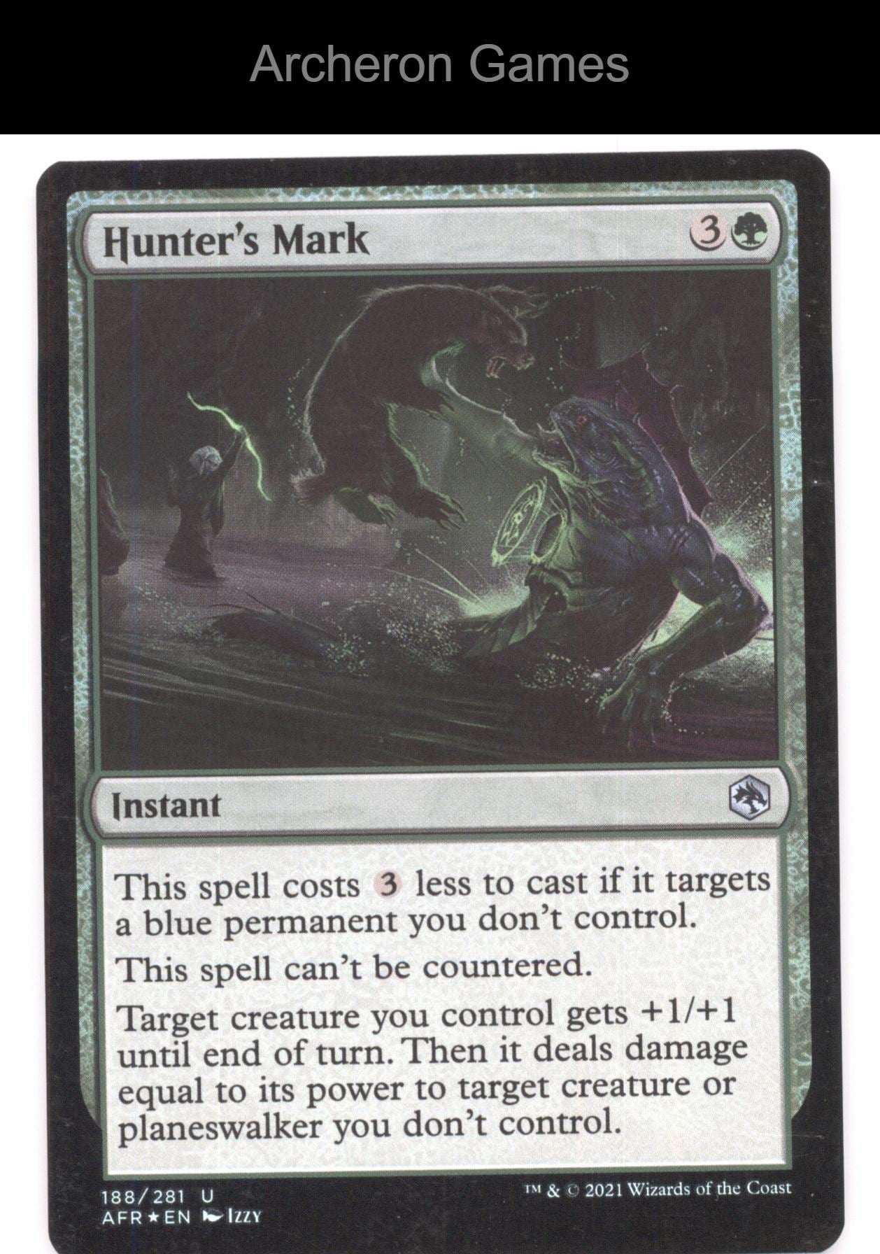 Hunter's Mark 188 UC MTG Card Adventures in the Forgotten Realms