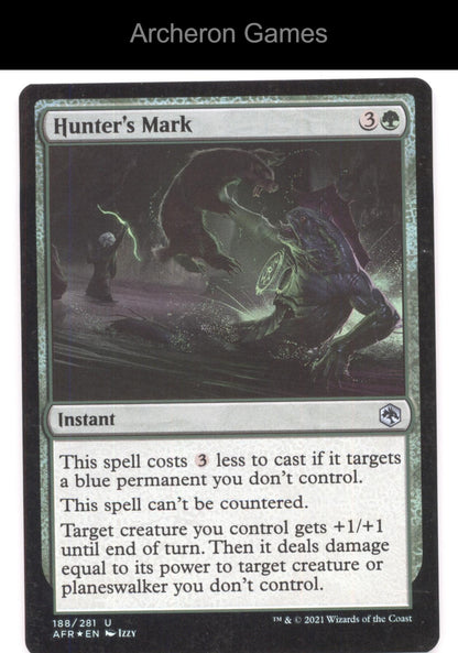 Hunter's Mark 188 UC MTG Card Adventures in the Forgotten Realms