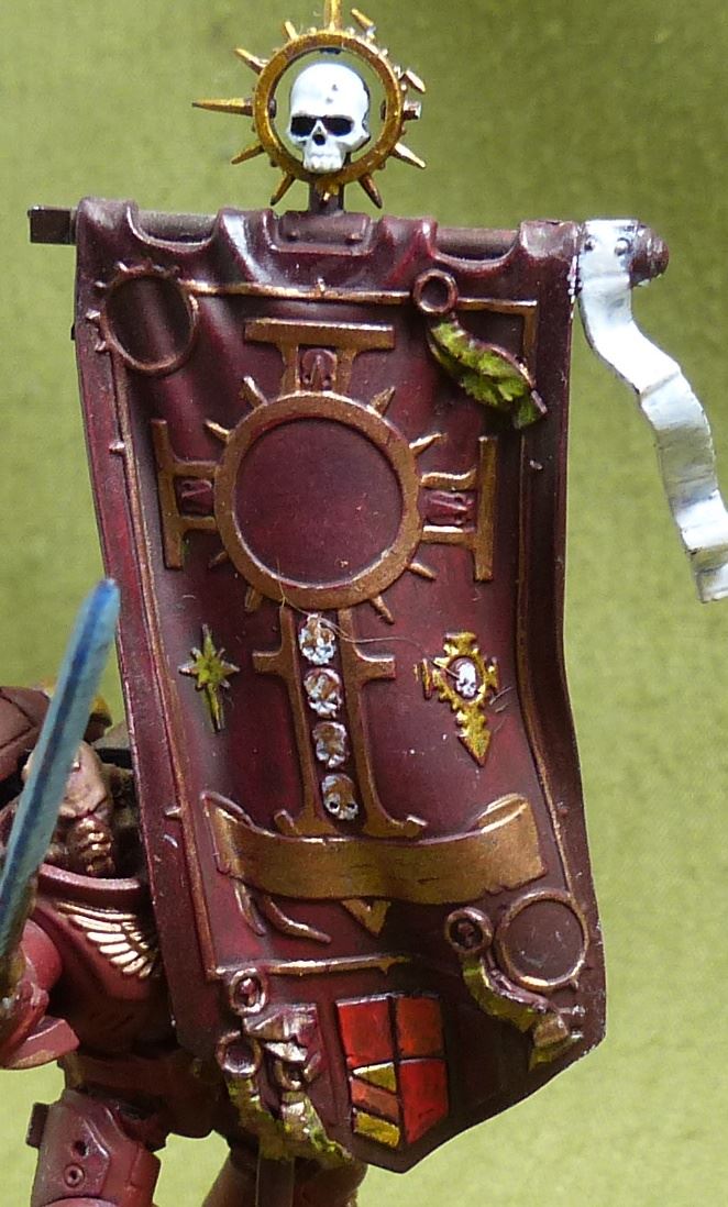 Ancient painted - Blood Angels - Warhammer 40K #3Z5
