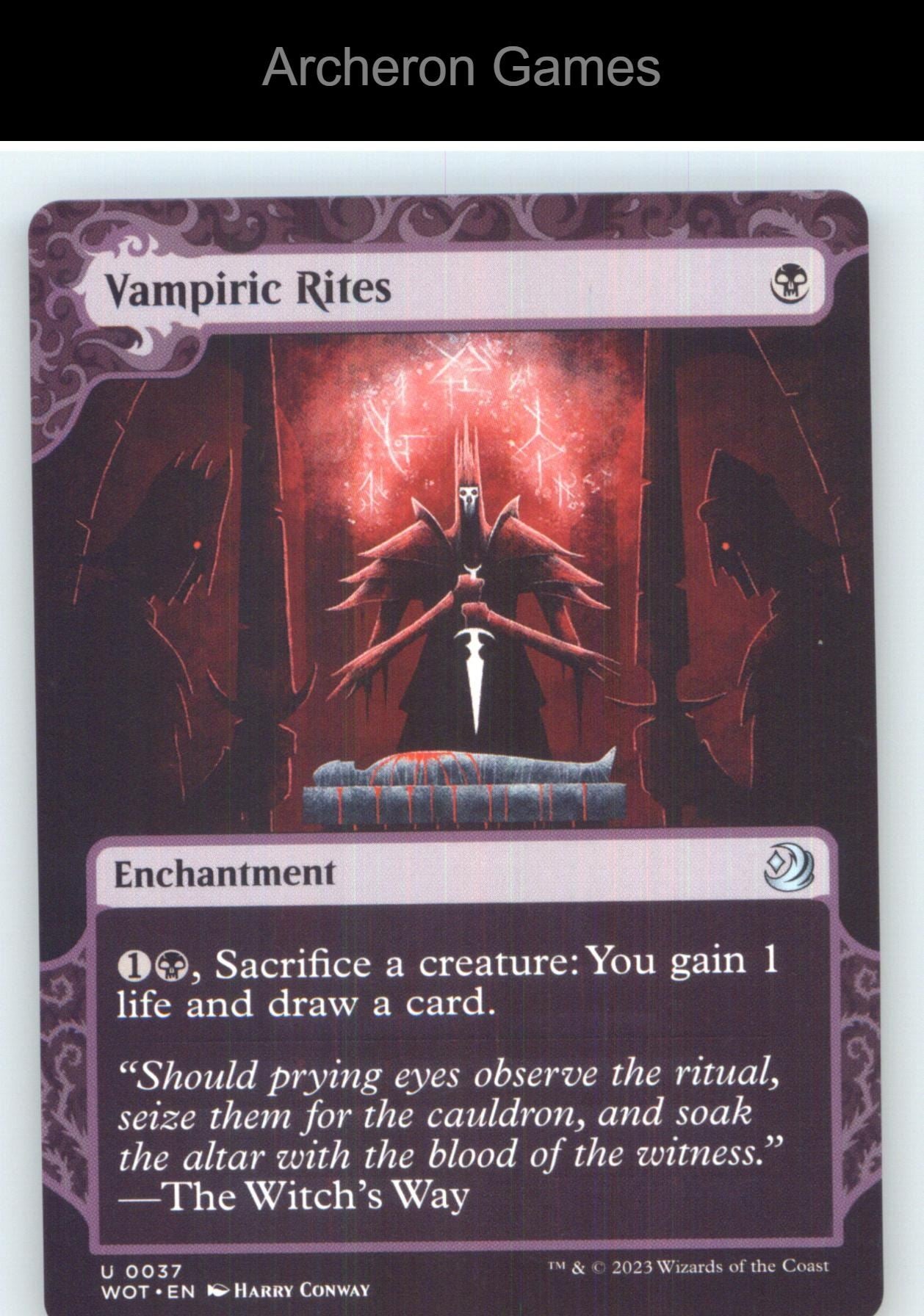 Vampiric Rites WOT 37 UC MTG Card NM/EX+