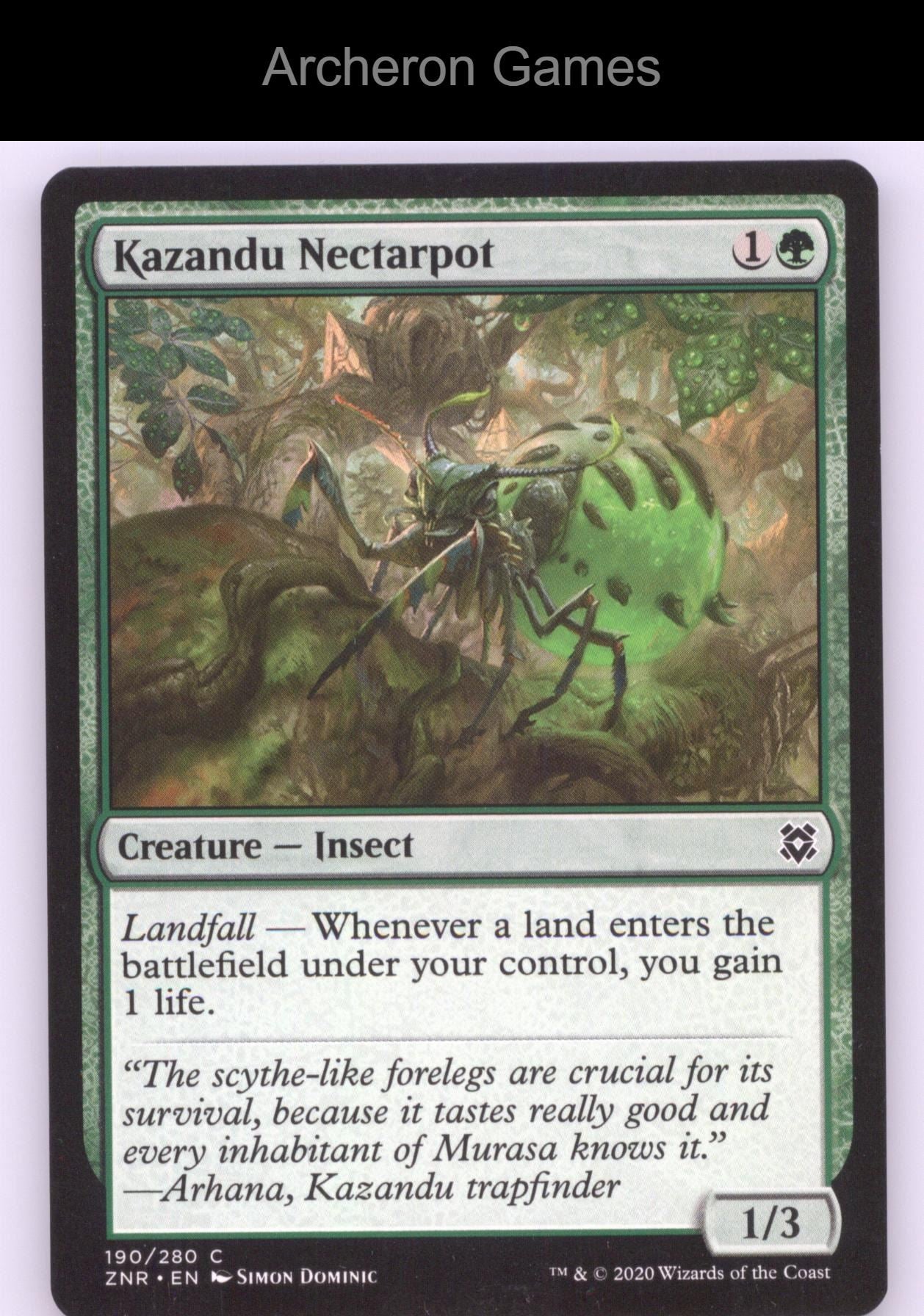 Kazandu Nectarpot 190 C MTG Card Zendikar Rising