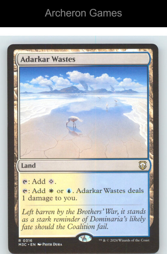 Adarkar Wastes 316 R MTG Card NM/EX+