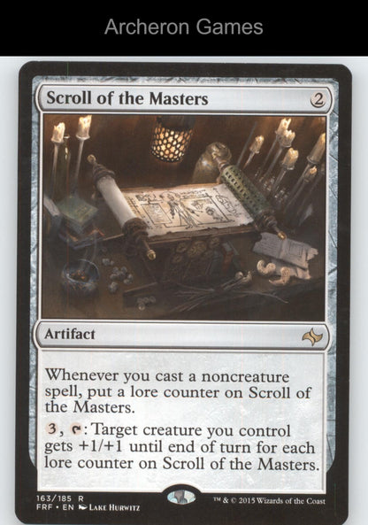 Scroll of the Masters 163/185 R MTG Card The List Reprints