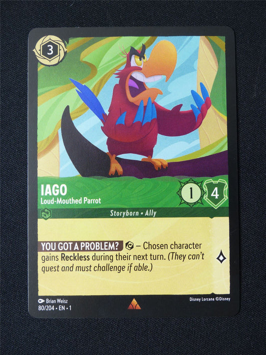 Iago 80/204 - Lorcana Card #3D0