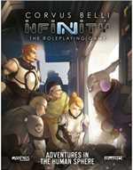 Infinity: Adventures in the Human Sphere - Roleplaying Game Softback - Modiphius 2d20 Roleplay