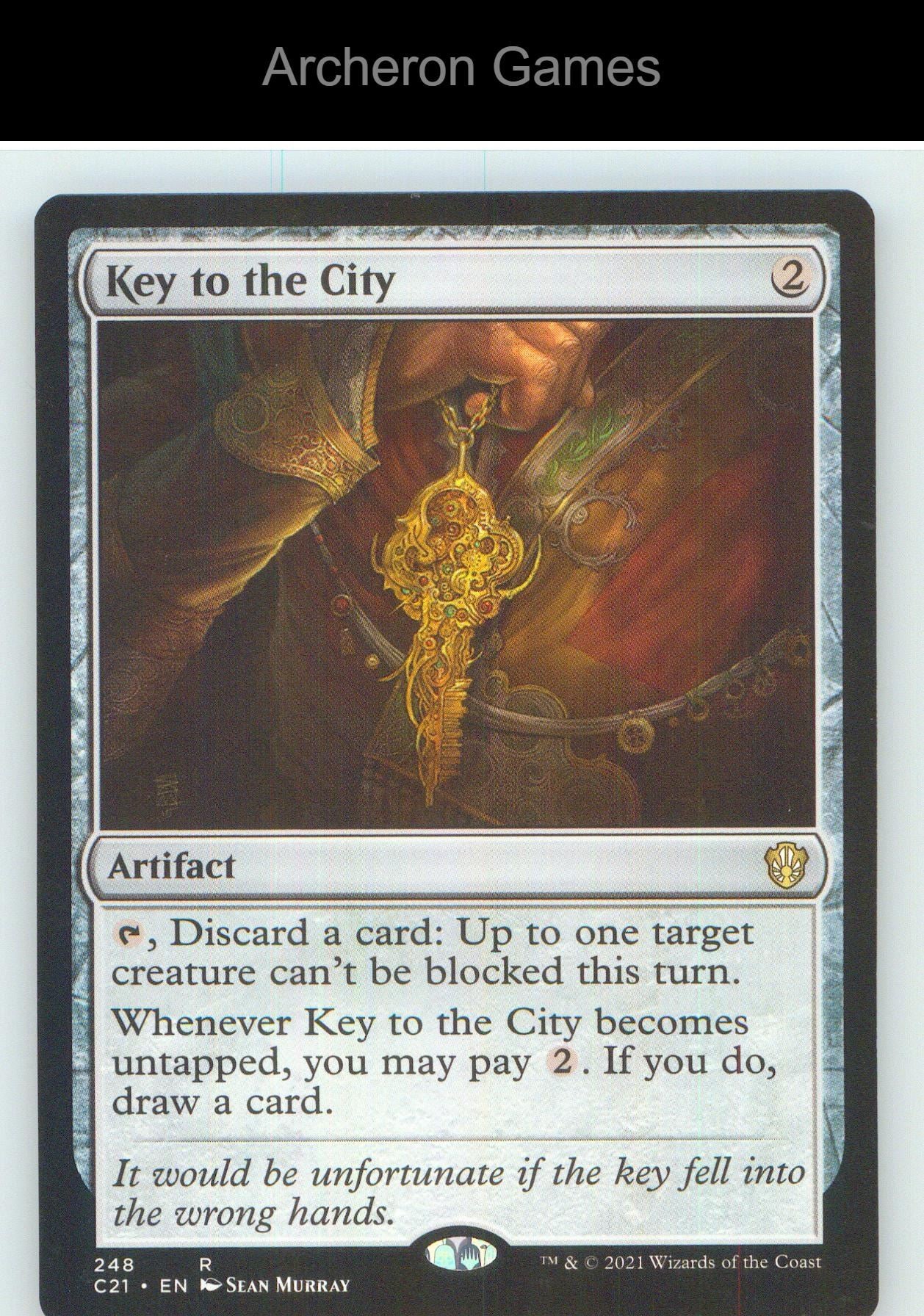 Key to the City C21 248 R MTG Card NM/EX+