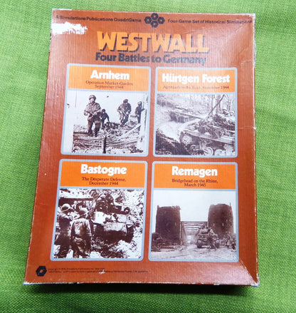 SPI - Westwall Four Battles to Germany Box Game #6W