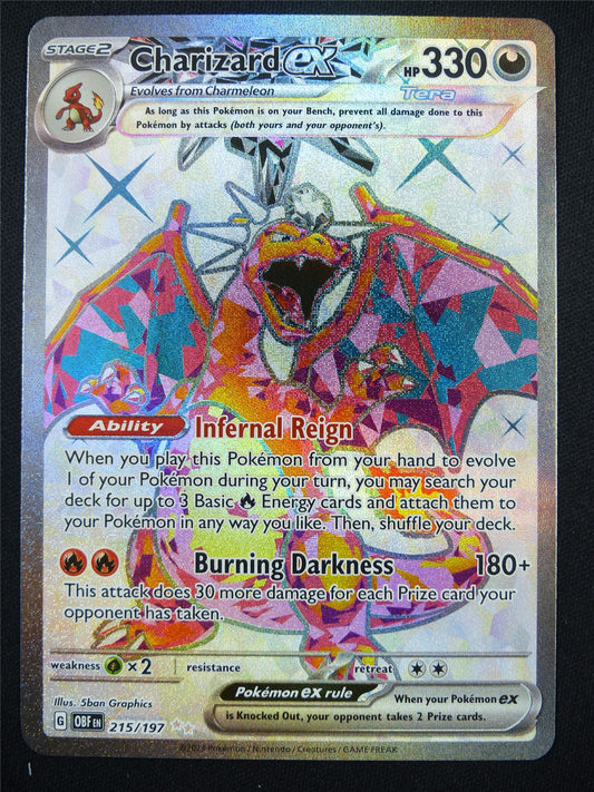 Charizard EX 215/197 Textured Holo - Pokemon Card #5PD
