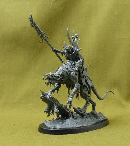 Clawlord on Gnaw-beast - Skaven - Warhammer AoS #8M