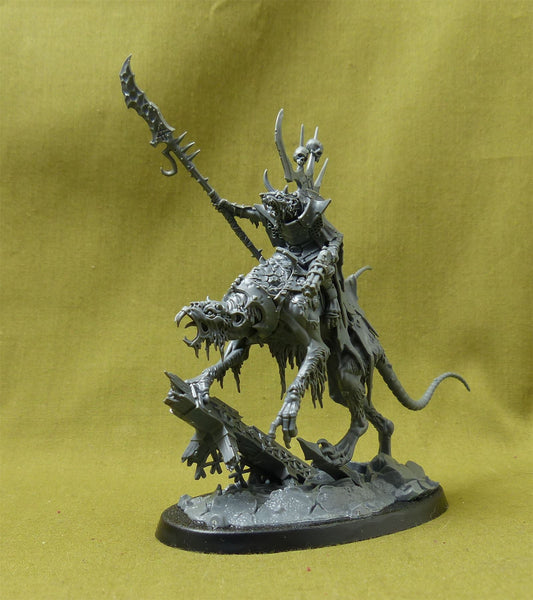 Clawlord on Gnaw-beast - Skaven - Warhammer AoS #8M