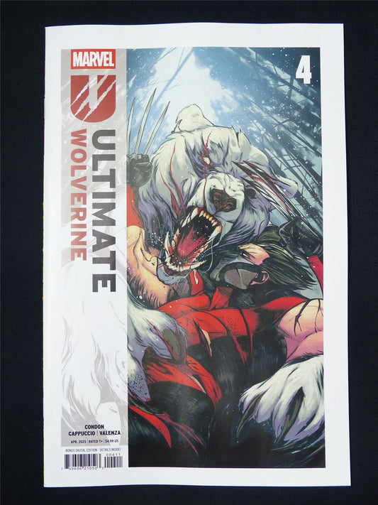 Ultimate WOLVERINE #4 - Jul 2025 Marvel Comic #2NO