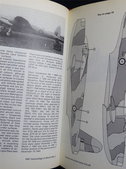 RF Camouflage of World War 2 Guide 11 - Airfix Book Hardback #2W7