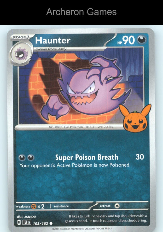 Pokemon Card Haunter TEF 103/162 C Temporal Forces