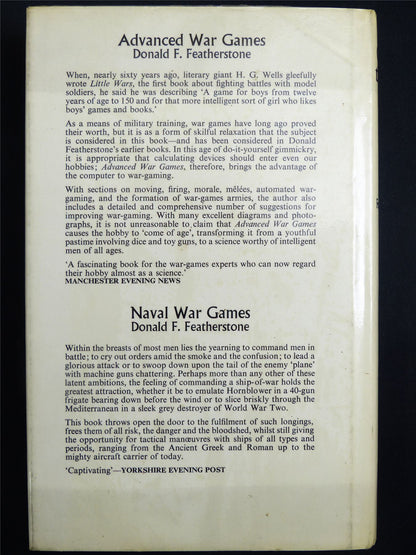 War Games through the Ages by Donald F.Featherstone - Novel Hardback #M7