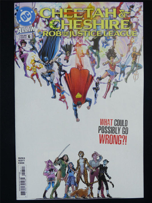 CHEETAH & Cheshire Rob the Justice League #6 - DC Comic #1C1