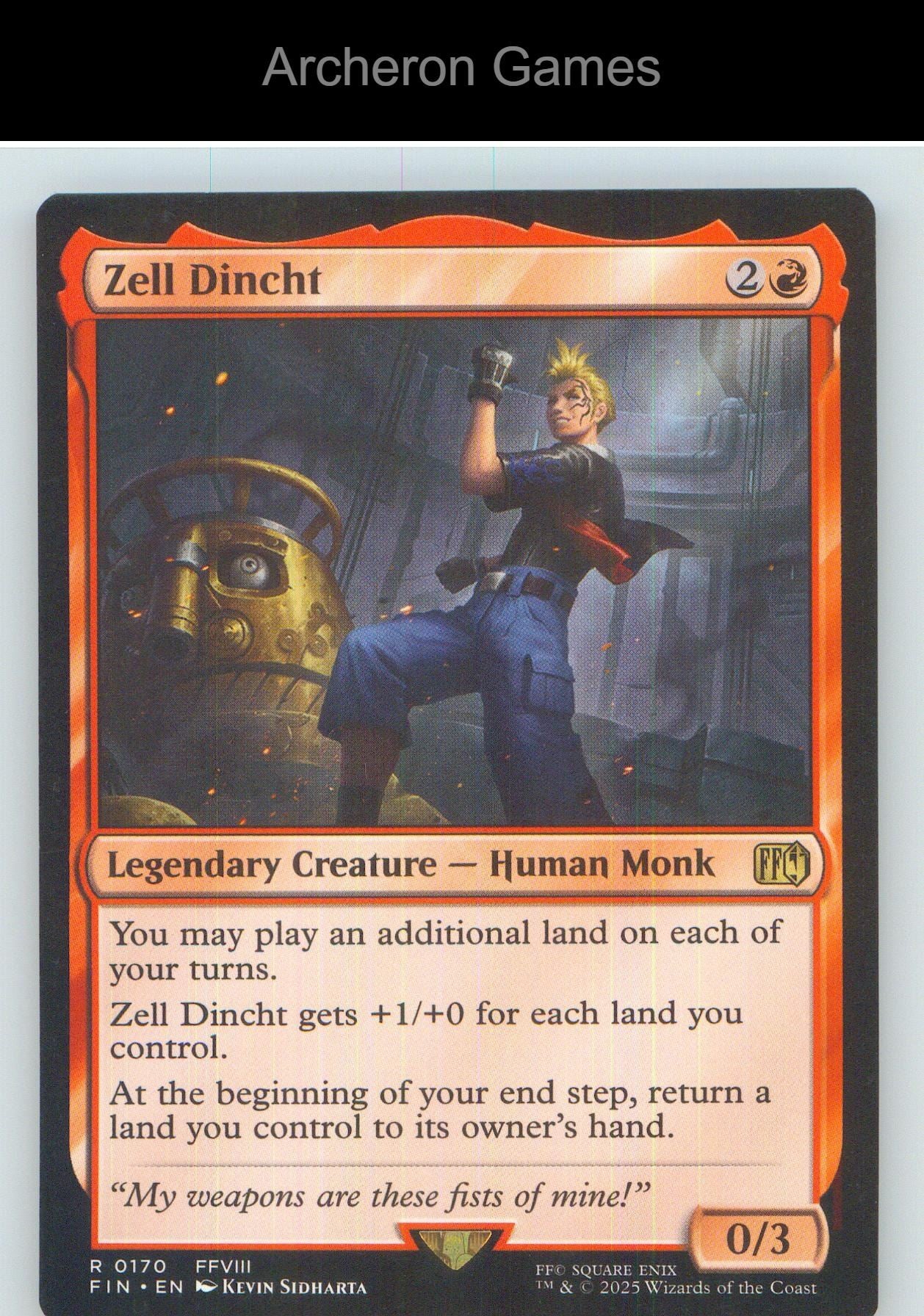 Zell Dincht FIN 170 R MTG Card NM/EX+