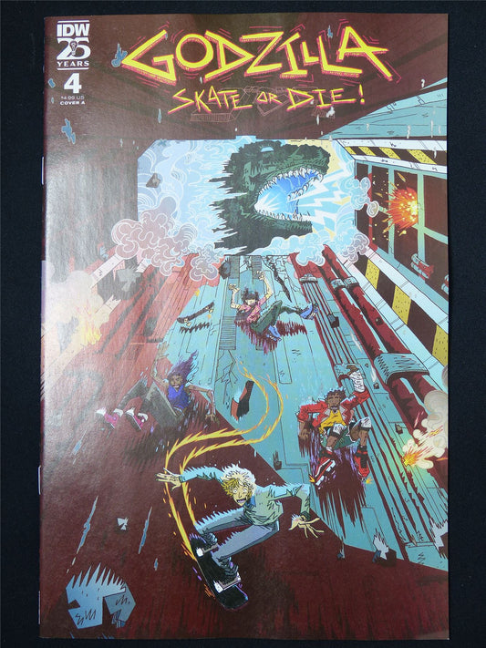 GODZILLA Skate or Die! #4 - Oct 2024 IDW Comics #2DJ