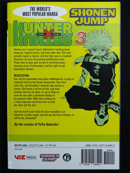 Hunter x Hunter vol 3 - Viz Manga #4MY