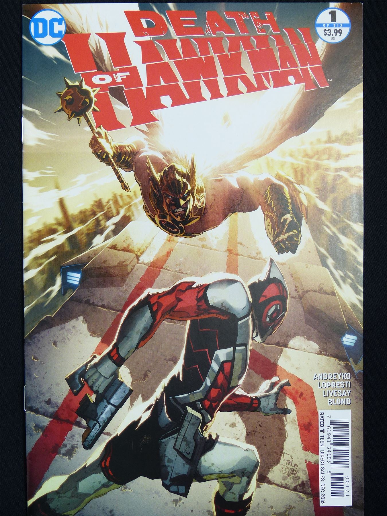 Death of HAWKMAN #1 Cvr B - DC Comic #1C7