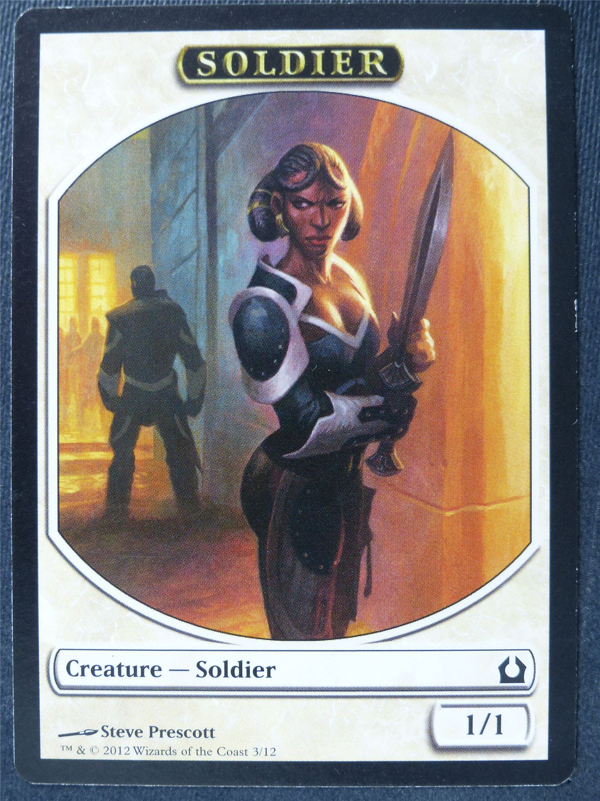Soldier Token - Mtg Card #3RP