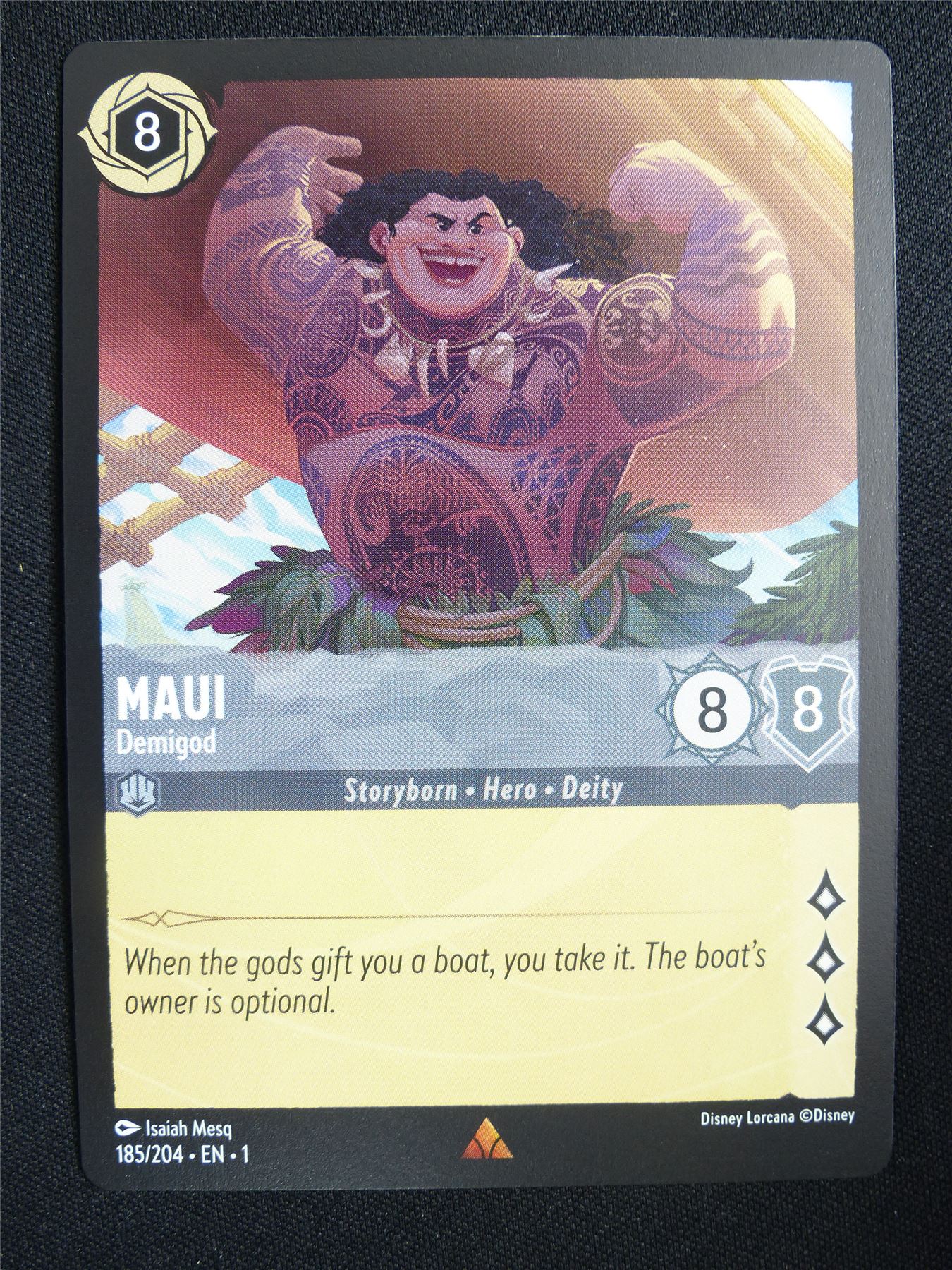 Maui Demigod 185/204 - Lorcana Card #186