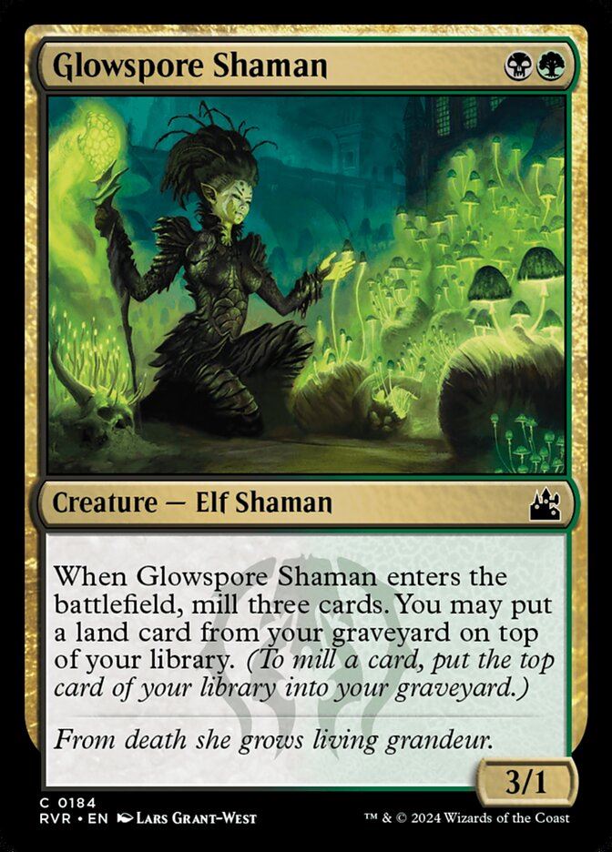 Glowspore Shaman - Ravnica Remastered rvr