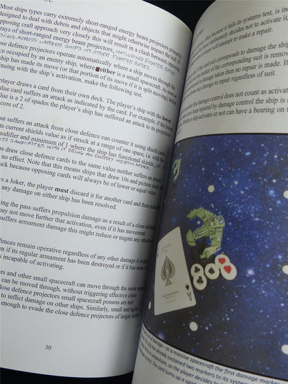 Space Battles A Spacefarers Guide Miniatures - Wombat Wargames Softback #2M5
