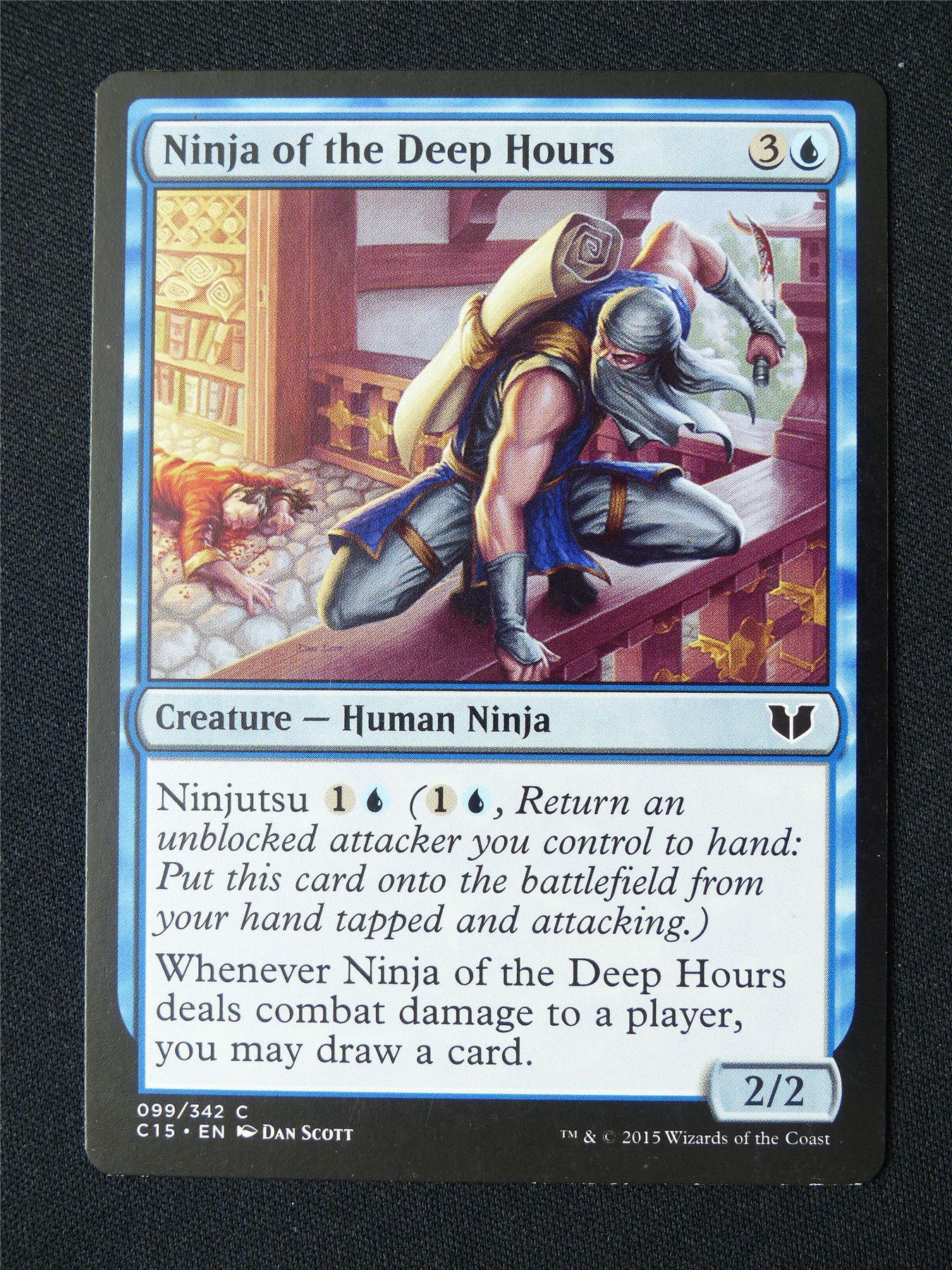 Ninja of the Deep Hours - C15 - Mtg Card #96K