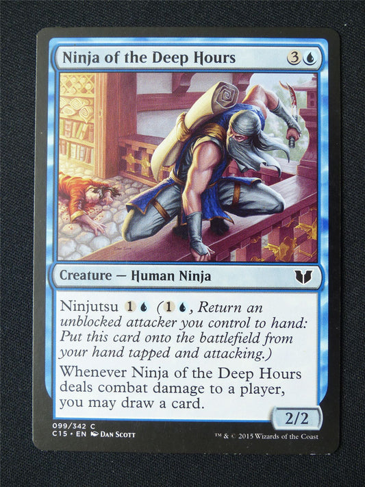 Ninja of the Deep Hours - C15 - Mtg Card #96K